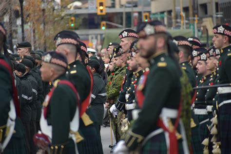 Hamilton Remembrance Day Garrison Parade and Service today.